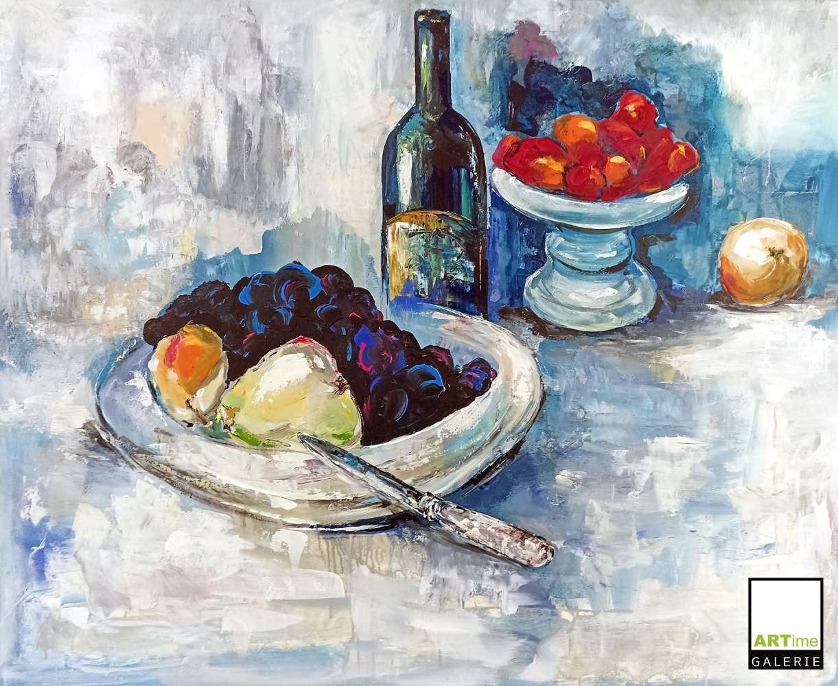 Bodegón azul