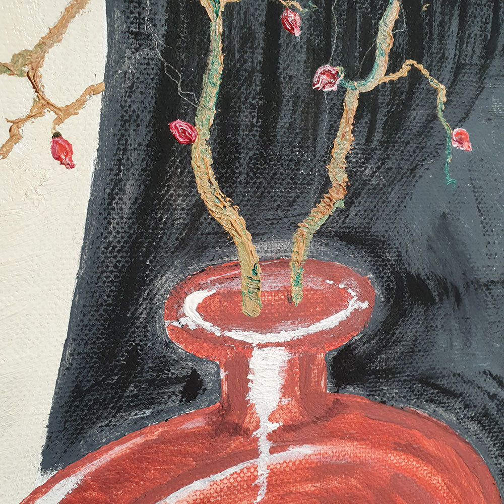 Rote Vase
